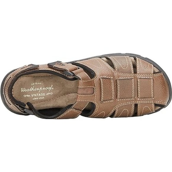 Weatherproof Vintage Men's Caleb Fisherman Sandals Brown Size 13M NWB - Picture 3 of 6